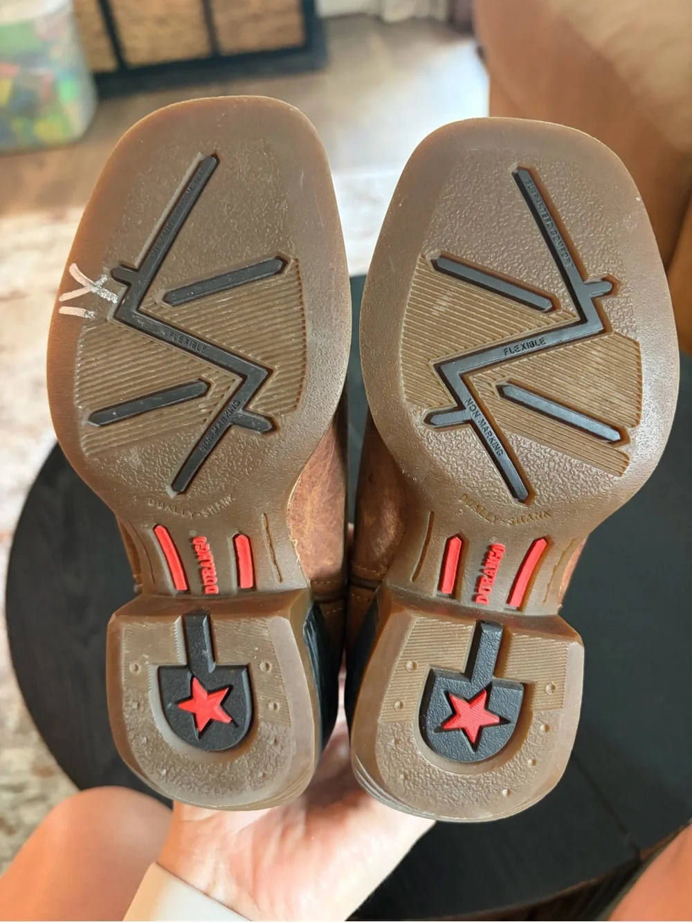 Durango Boys Brown & Teal Western Cowboy Boots